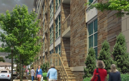 Exterior of Waypointe Townhouses